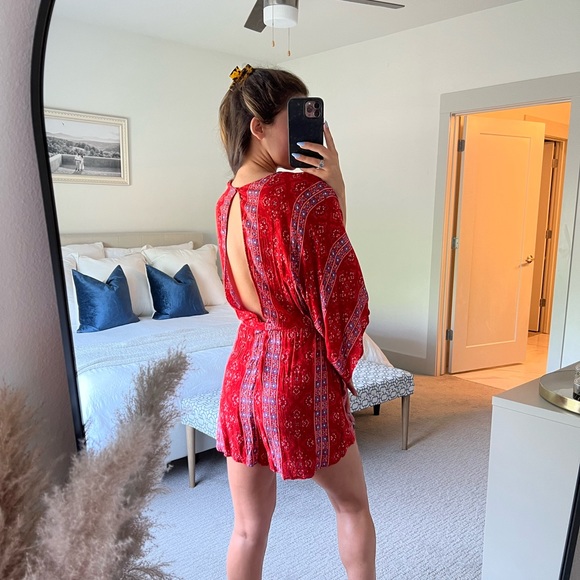 Red romper - Picture 3 of 5